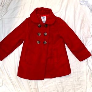 Old Navy 4T Red Peacoat